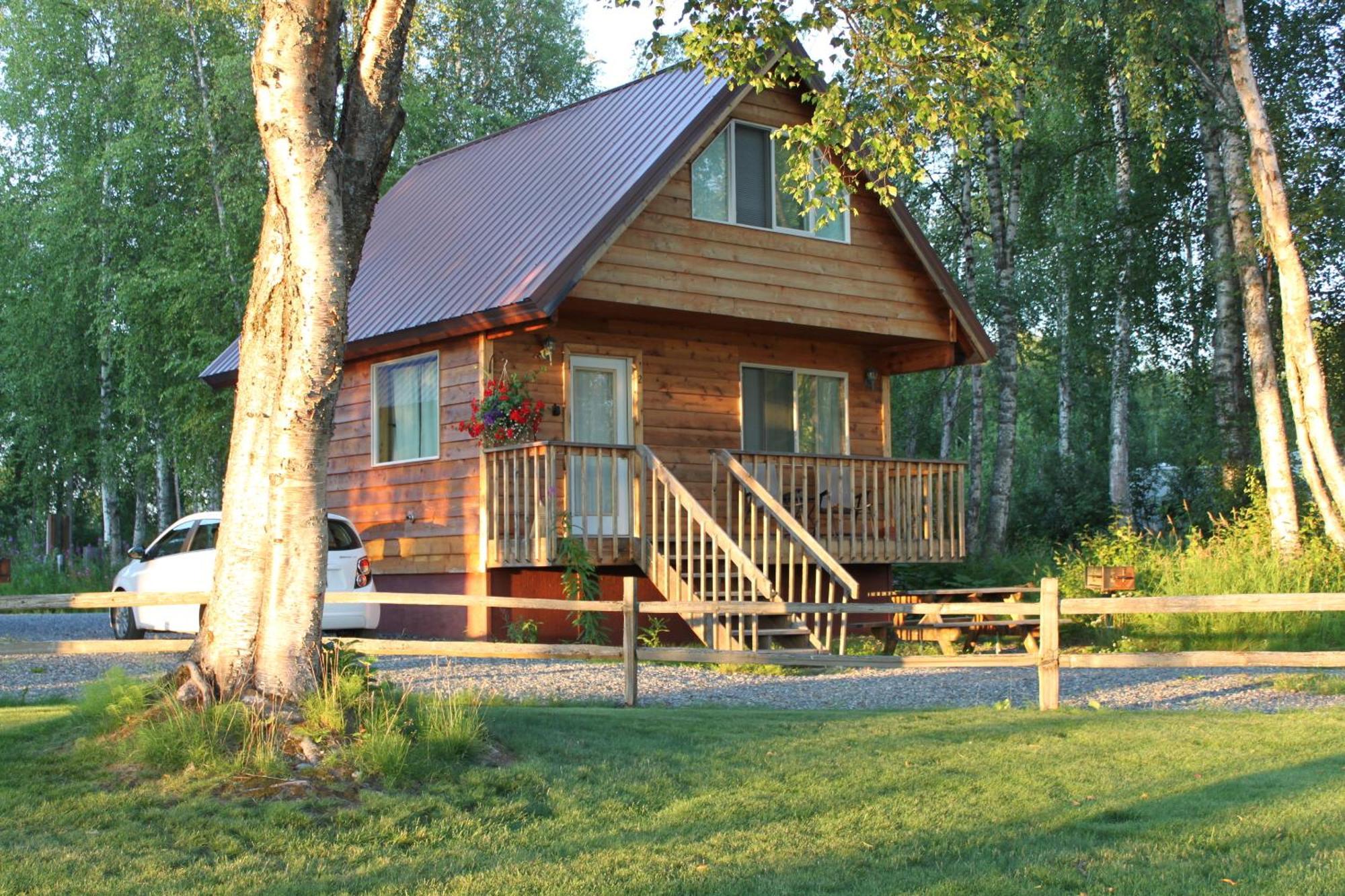 Susitna River Lodging, Riverside Cabins Talkeetna Zewnętrze zdjęcie