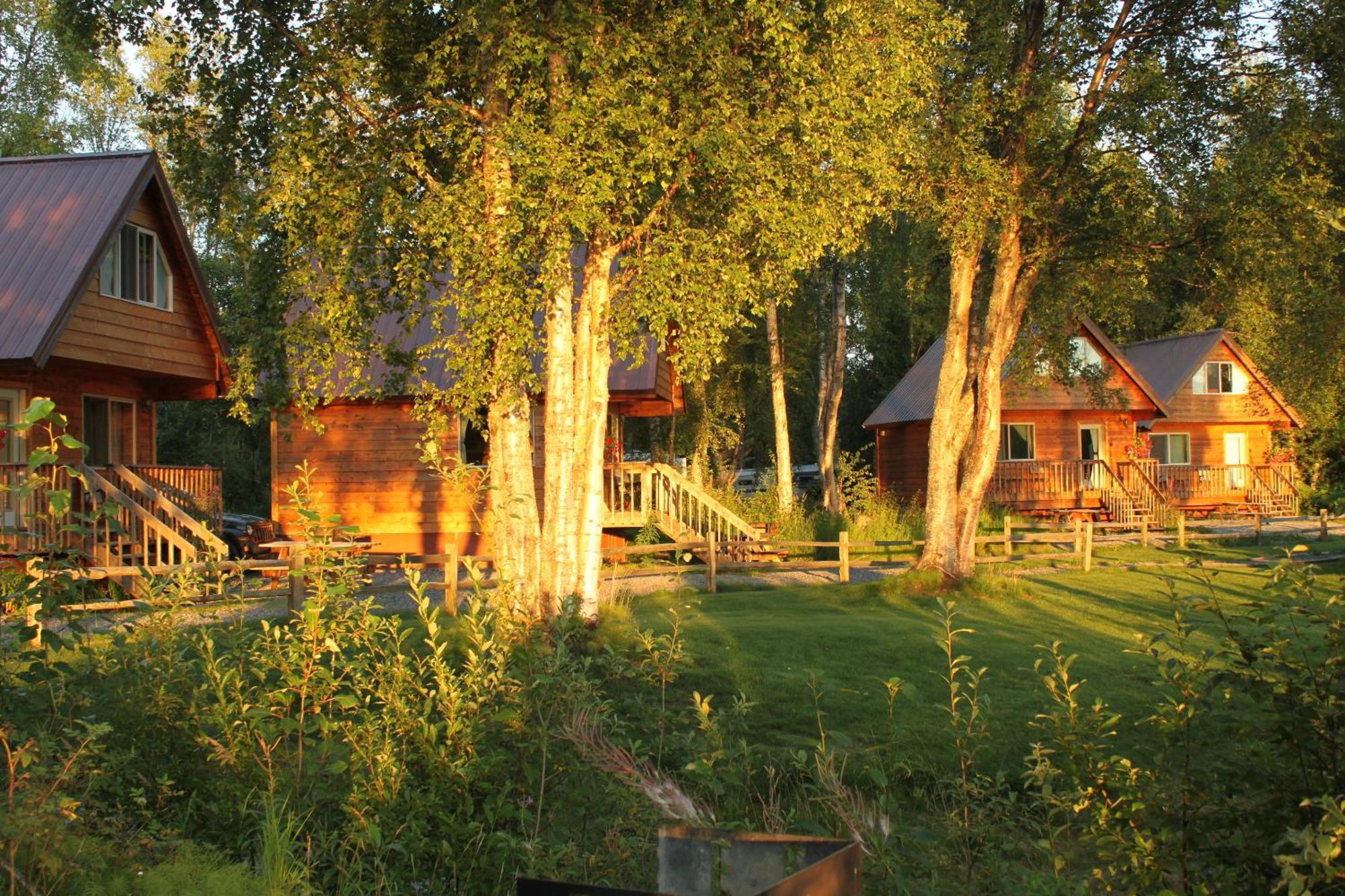 Susitna River Lodging, Riverside Cabins Talkeetna Zewnętrze zdjęcie